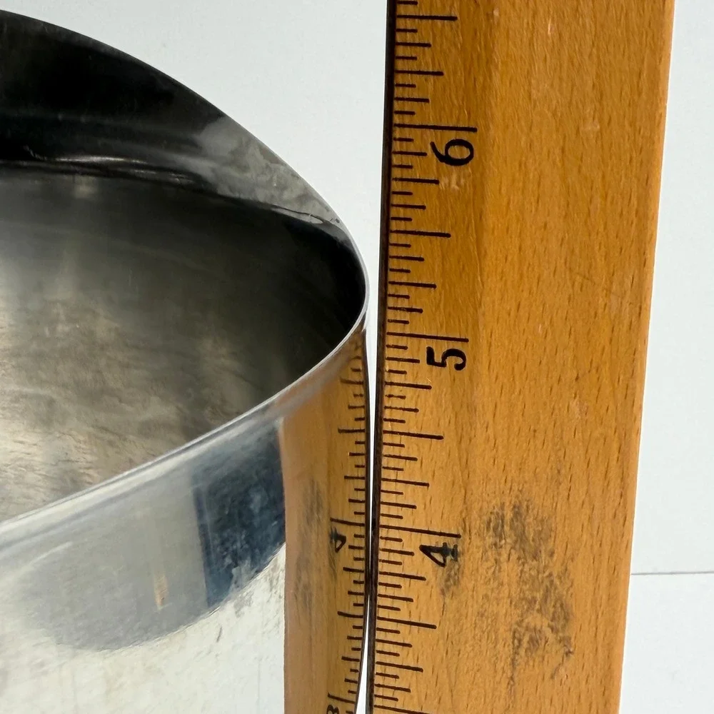 Vintage 1985 Michael Graves Design‎ Stainless Steel Footed Mixing Bowl Italian